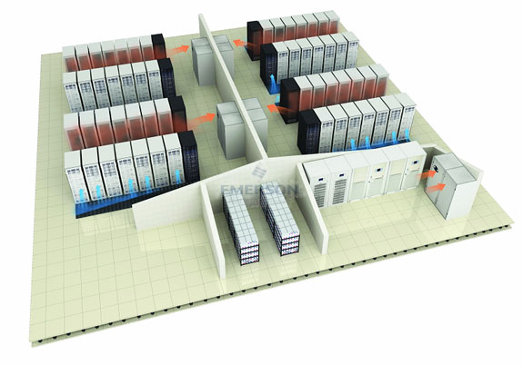 艾默生UPS中型數(shù)據(jù)中心解決方案